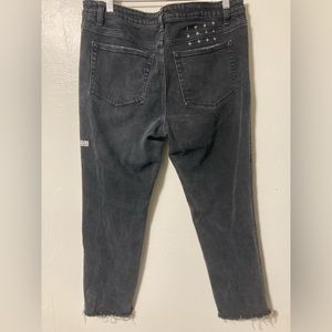 Like new Ksubi raw hem skinny straight leg jeans unisex